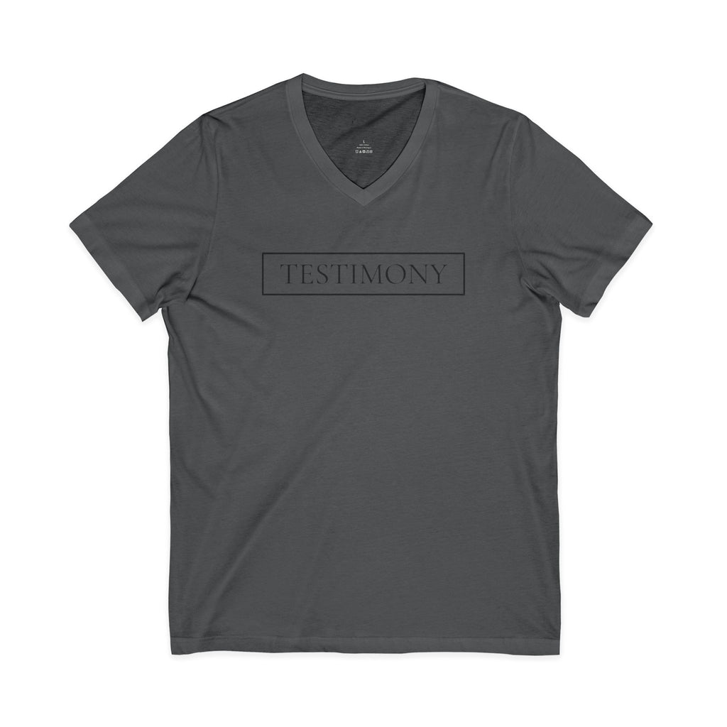 Testimony Tee | V-Neck — "God Speaks"