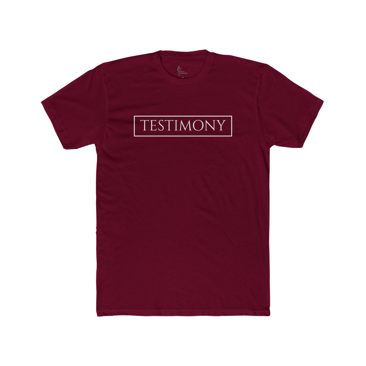 Testimony Tee | Classic Crew White