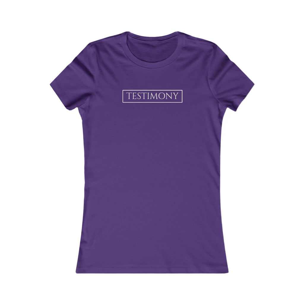 Tetimony Tee | Slim Fit Women's Tee