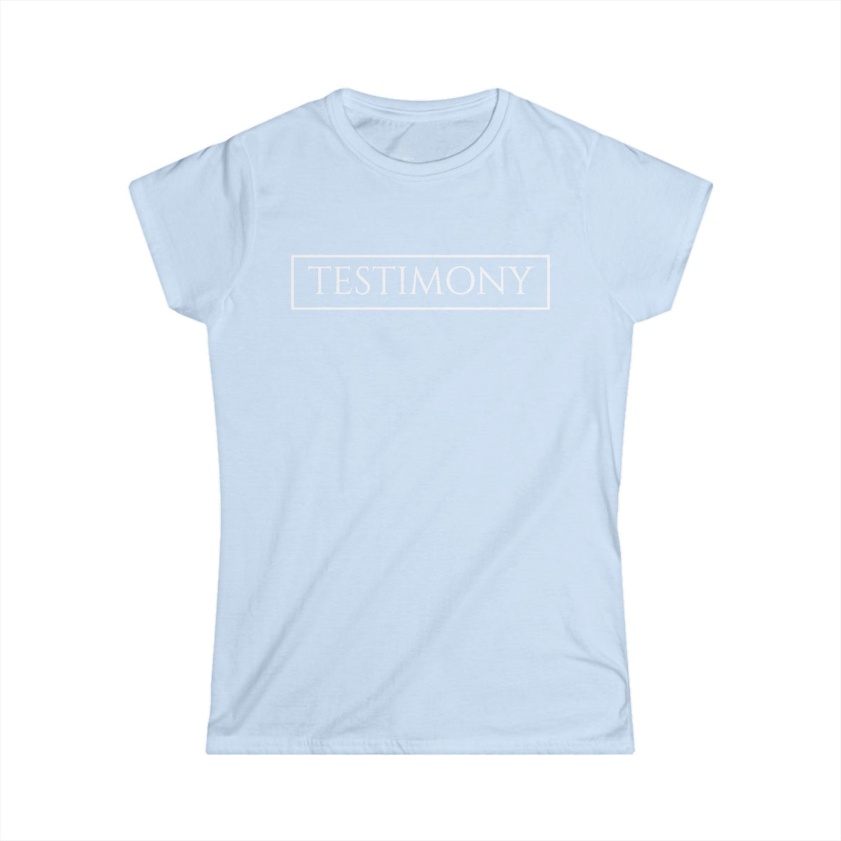 Testimony Tee | Women's Semi-Fitted Crew Neck