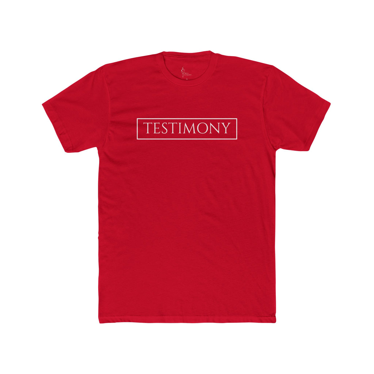 Testimony Tee | Classic Crew White