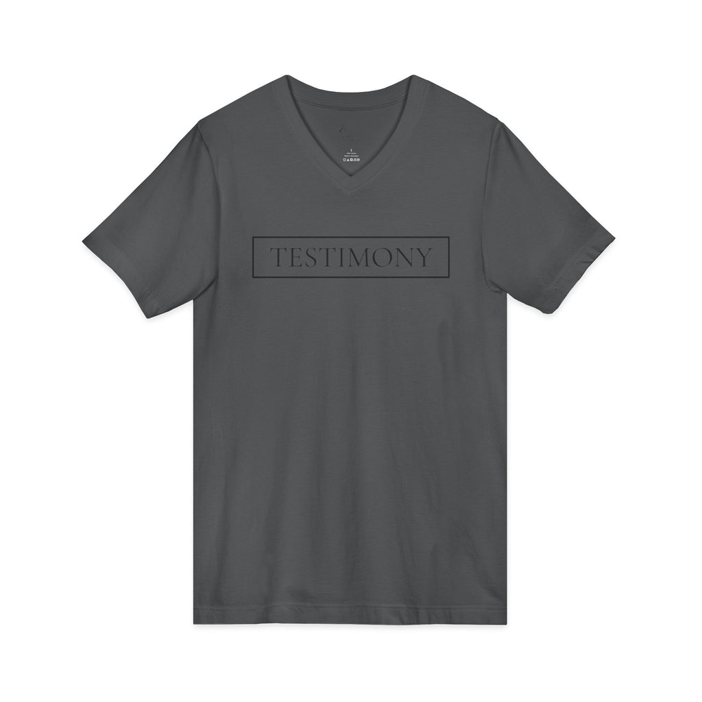 Testimony Tee | V-Neck — "God Speaks"