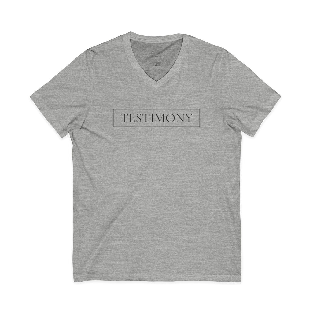 Testimony Tee | V-Neck — "God Speaks"