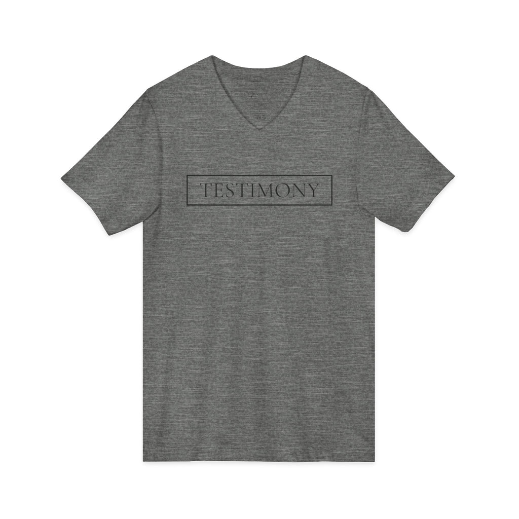 Testimony Tee | V-Neck — "God Speaks"