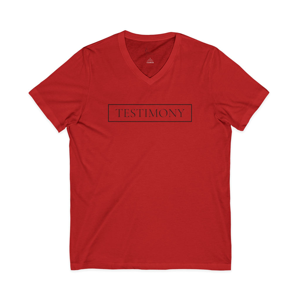 Testimony Tee | V-Neck — "God Speaks"