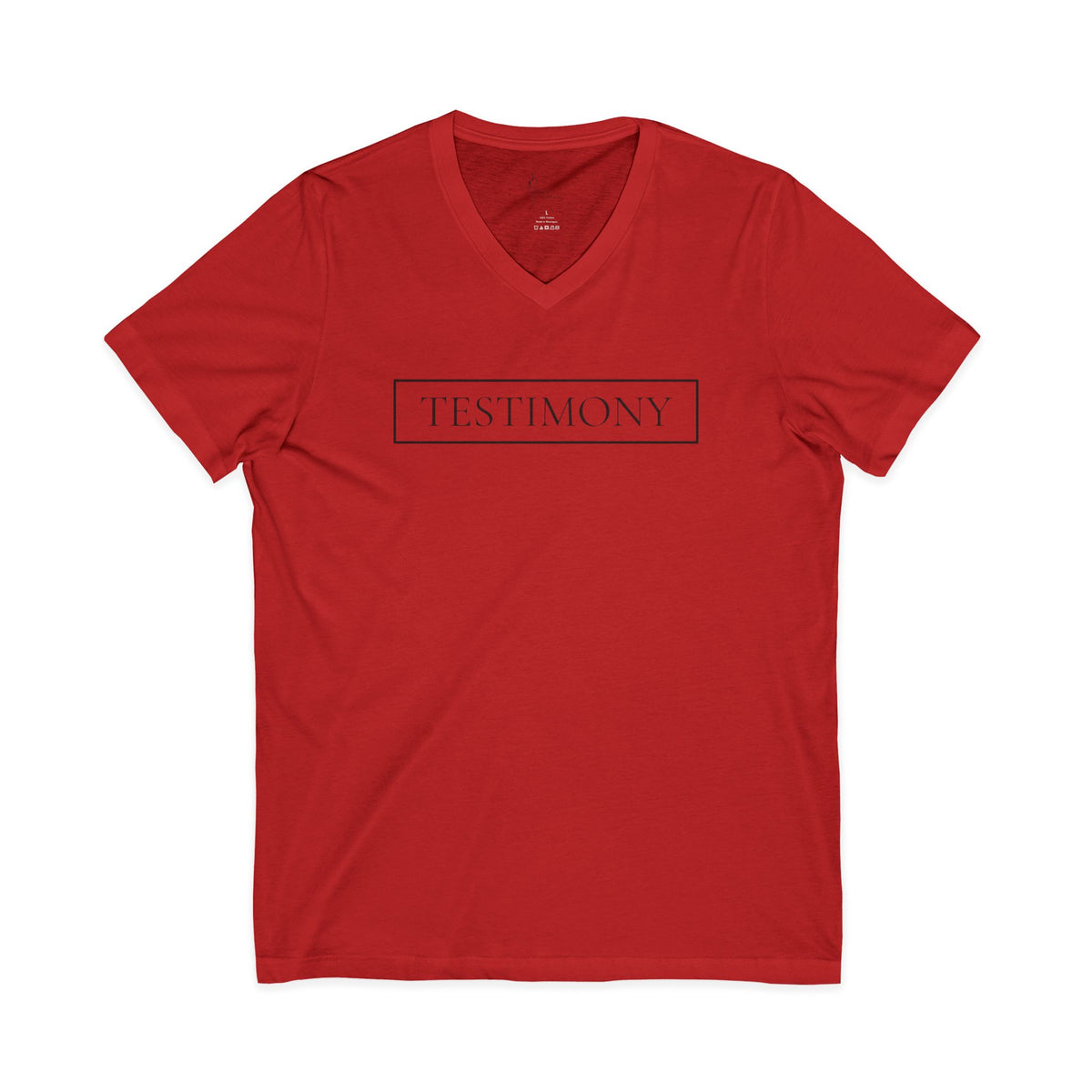 Testimony Tee | V-Neck — "God Speaks"