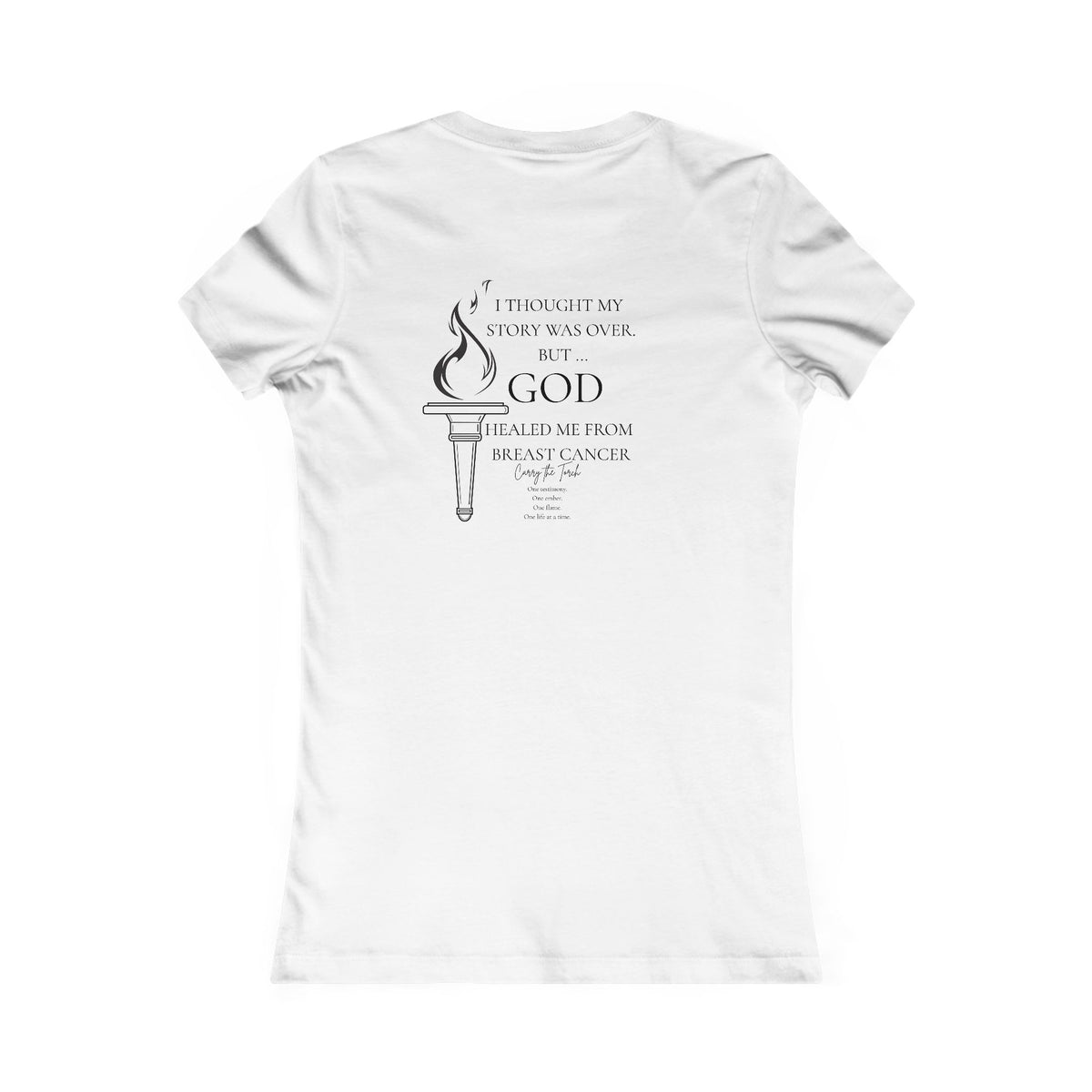 Testimony Tee | Slim Fit Cancer Survivor