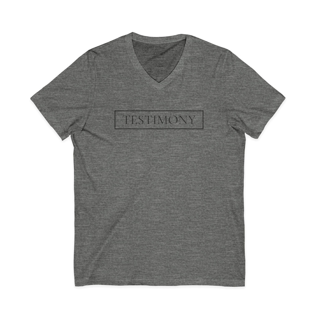 Testimony Tee | V-Neck — "God Speaks"