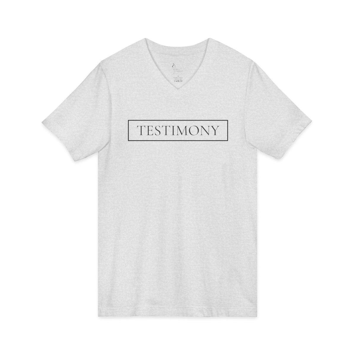 Testimony Tee | V-Neck — "God Speaks"