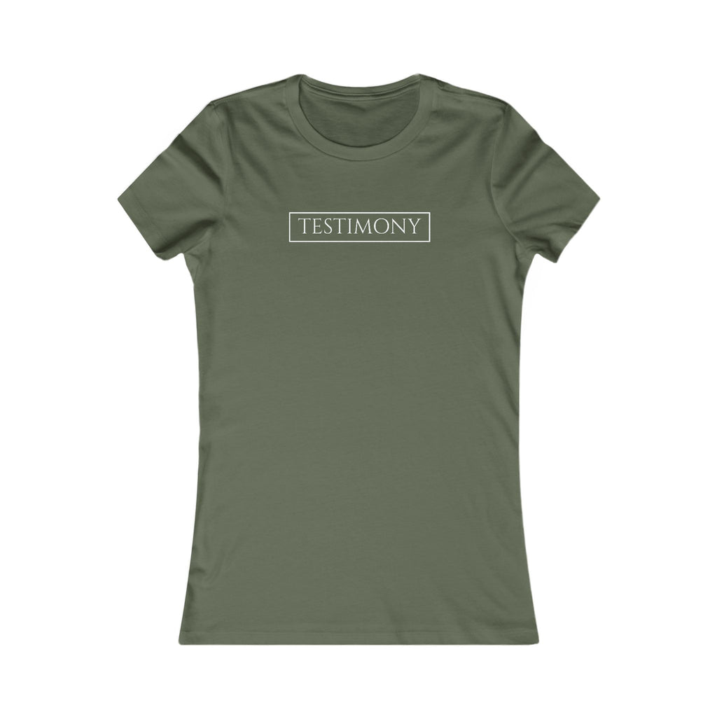 Tetimony Tee | Slim Fit Women's Tee
