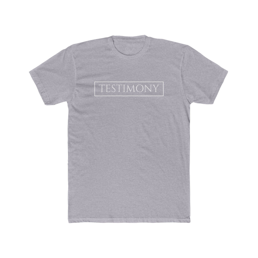 Testimony Tee | Classic Crew White
