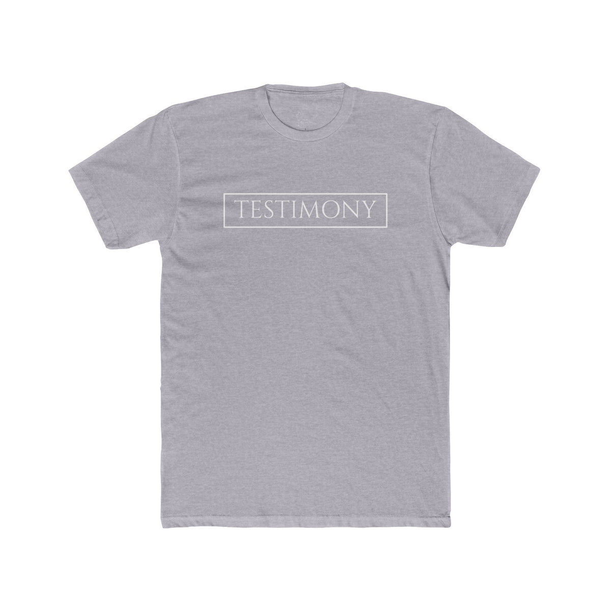Testimony Tee | Classic Crew White