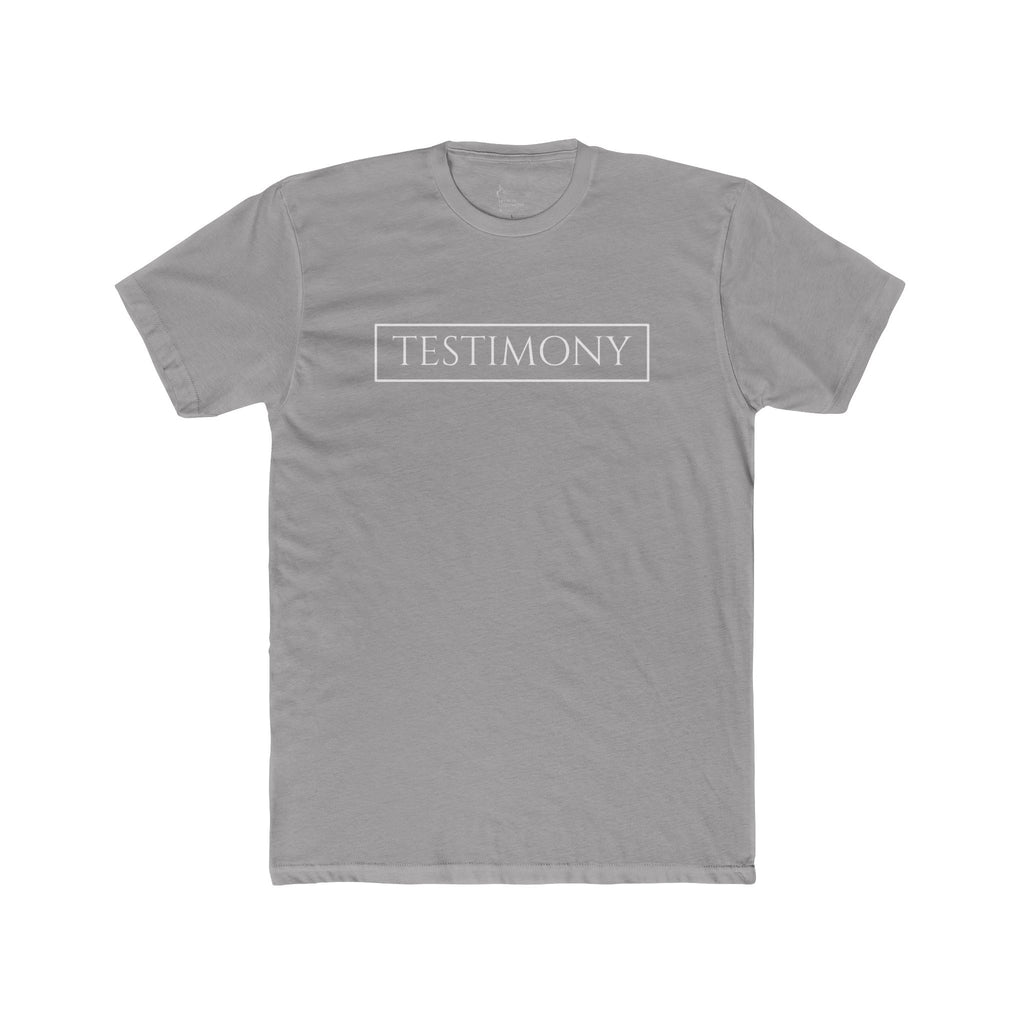 Testimony Tee | Classic Crew White