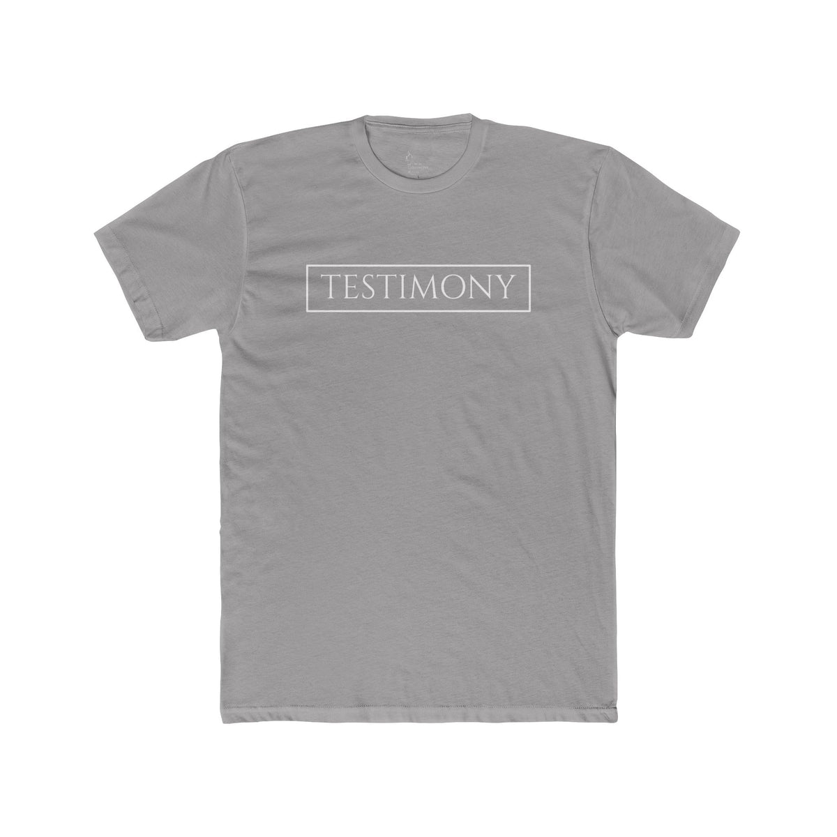 Testimony Tee | Classic Crew White