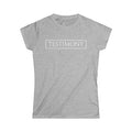 Testimony Tee | Women's Semi-Fitted Crew Neck