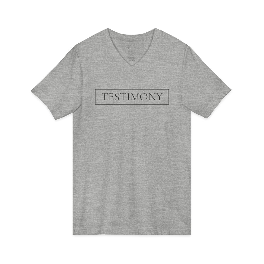 Testimony Tee | V-Neck — "God Speaks"