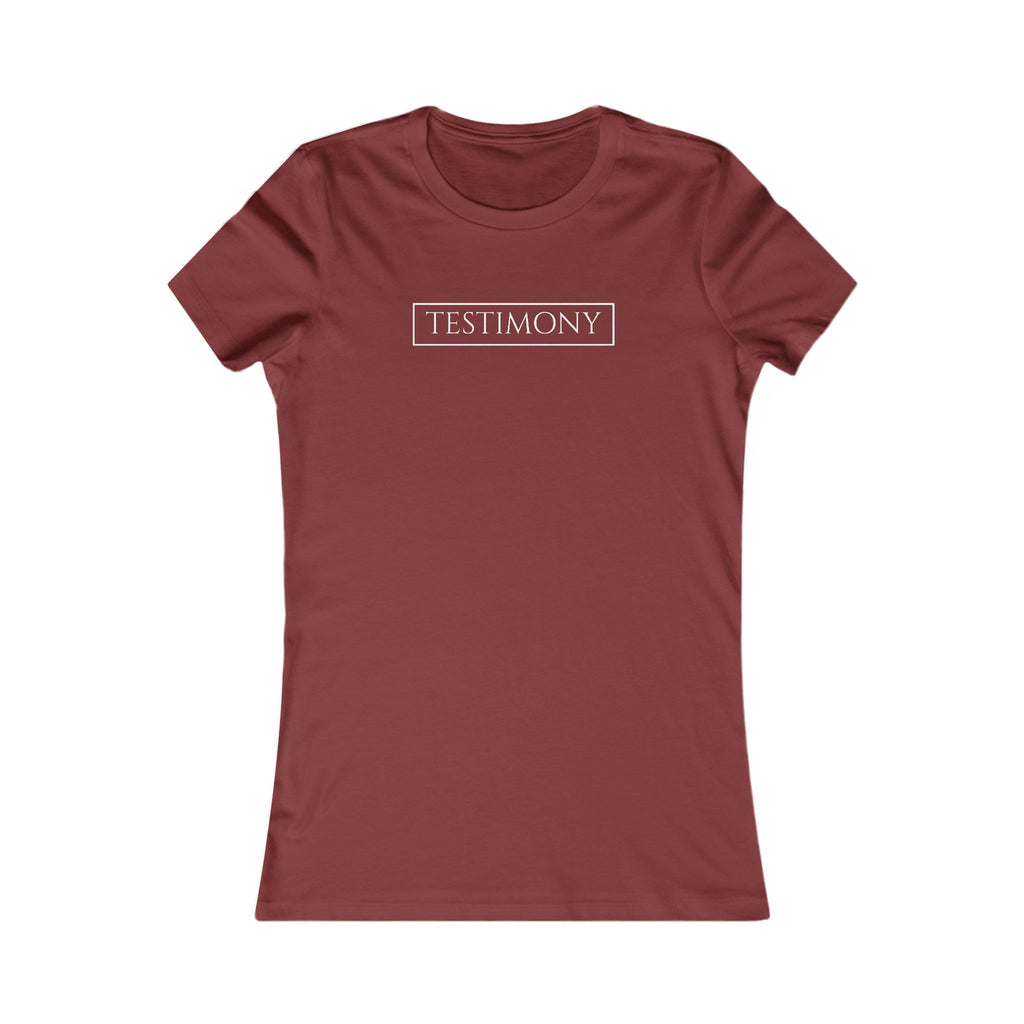 Tetimony Tee | Slim Fit Women's Tee