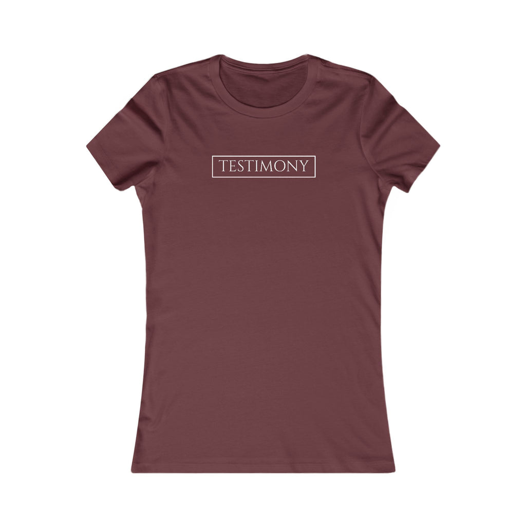 Tetimony Tee | Slim Fit Women's Tee