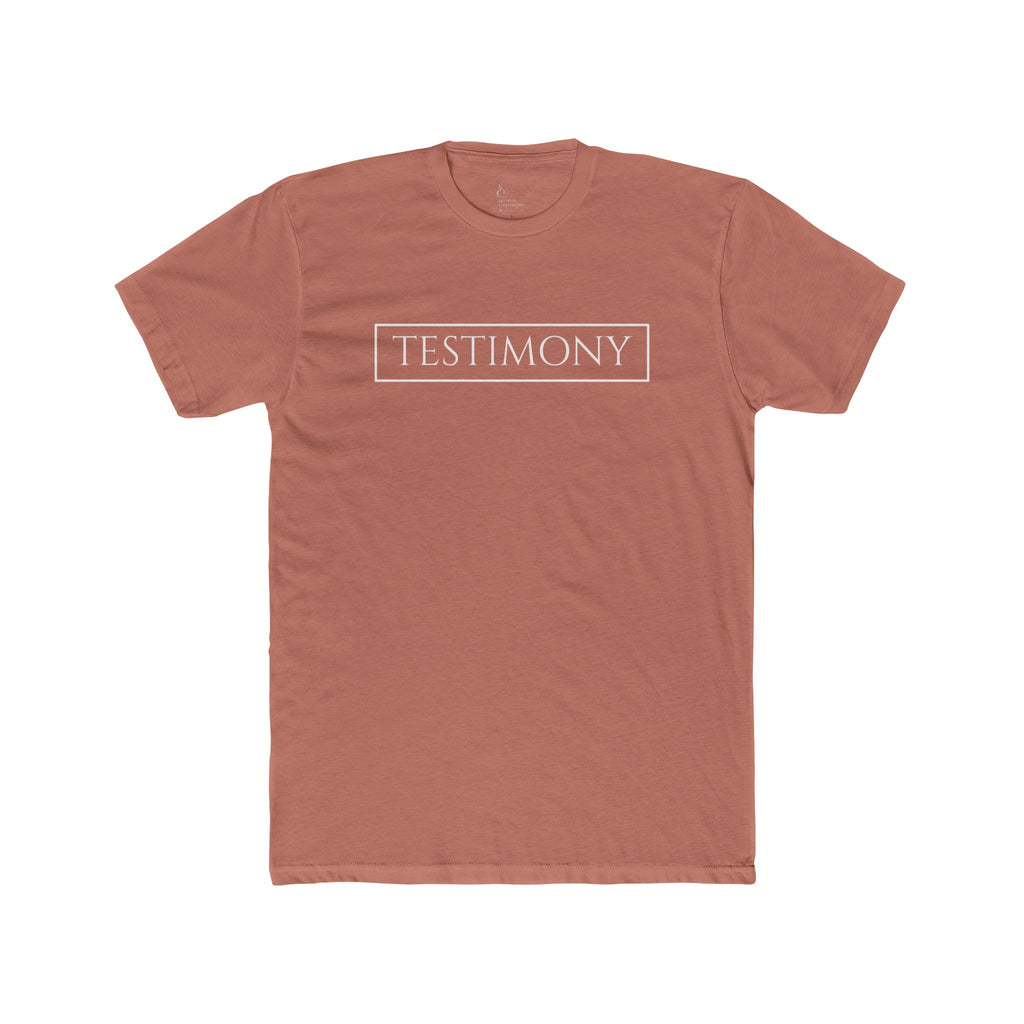 Testimony Tee | Classic Crew White