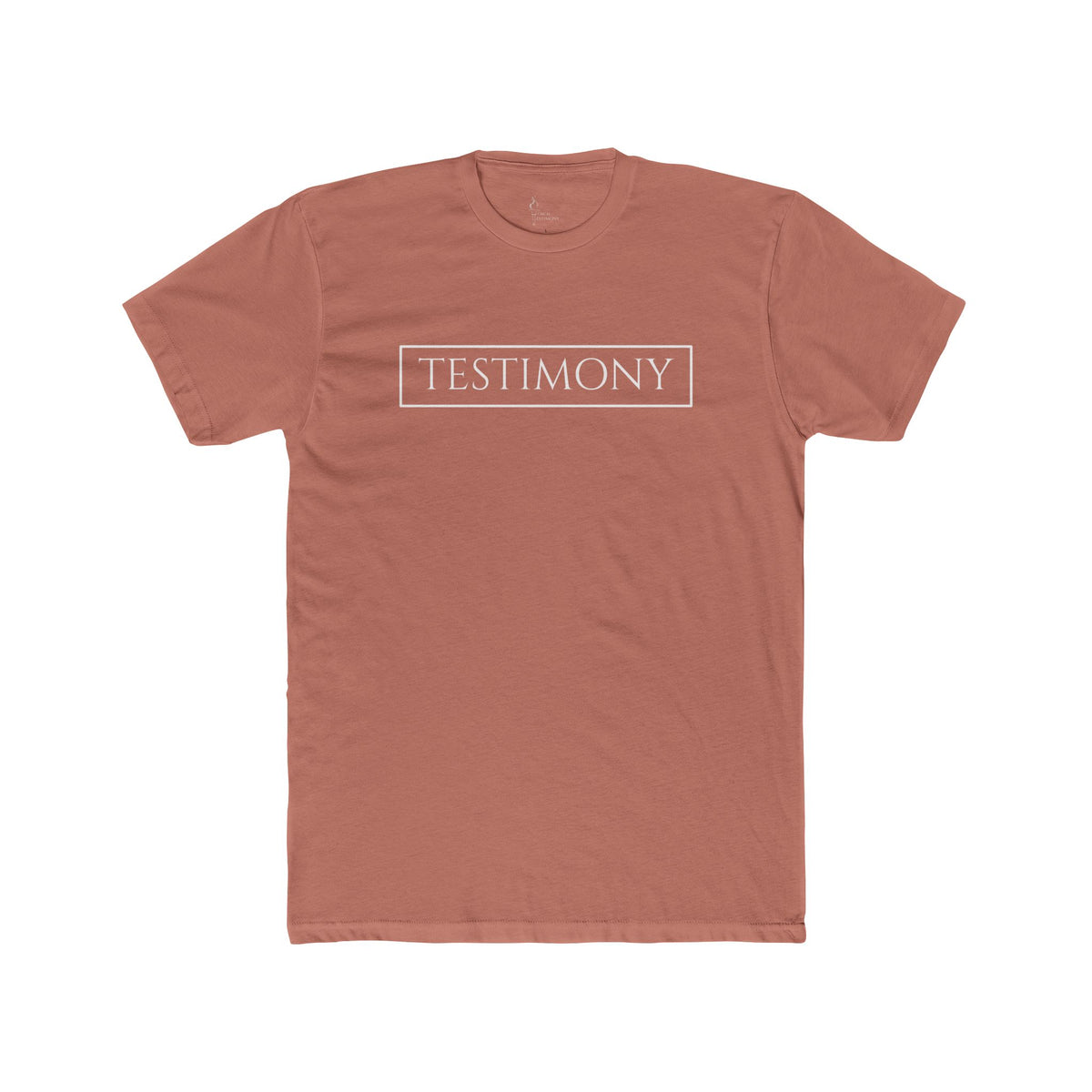 Testimony Tee | Classic Crew White