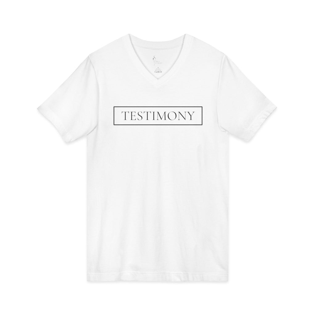 Testimony Tee | V-Neck — "God Speaks"