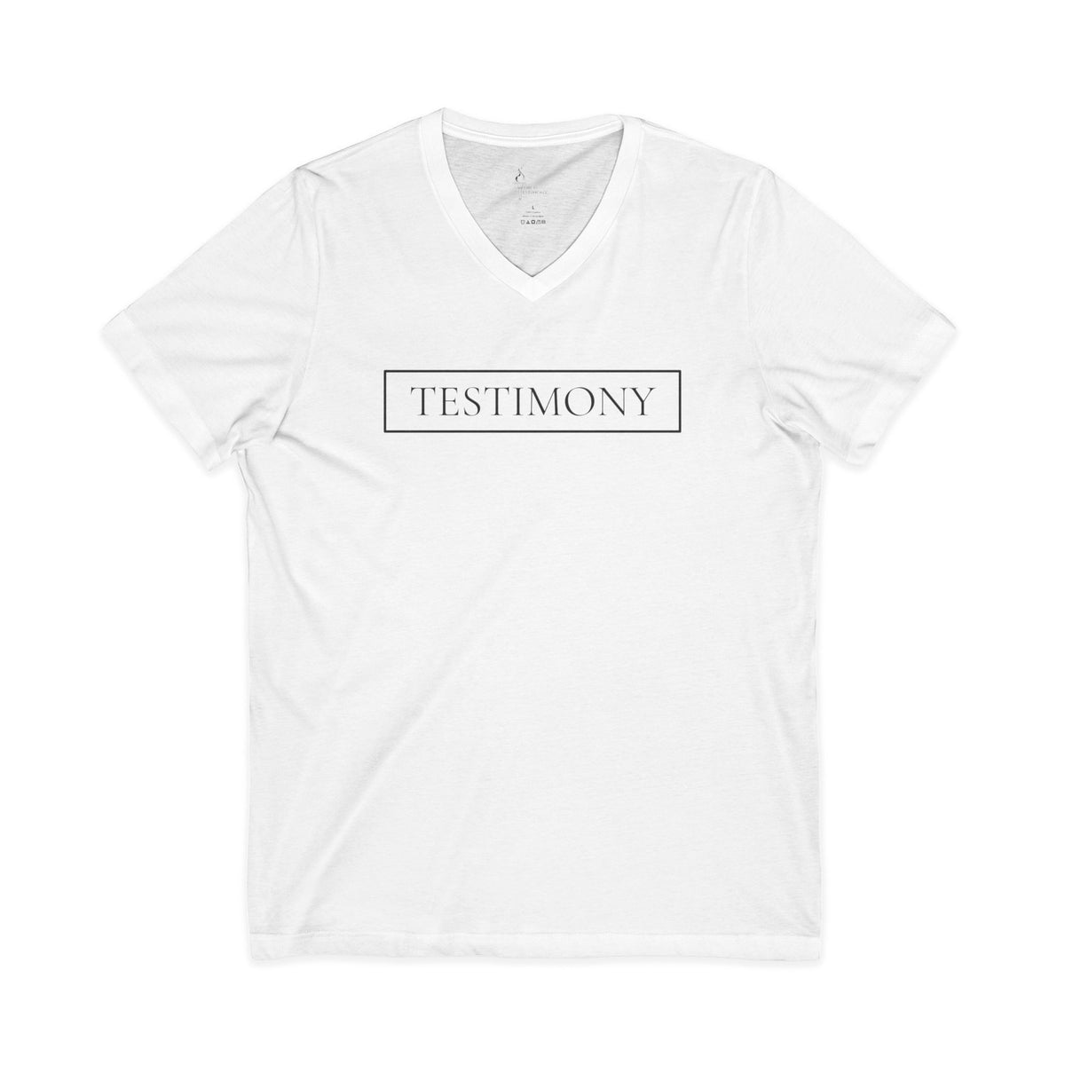 Testimony Tee | V-Neck — "God Speaks"