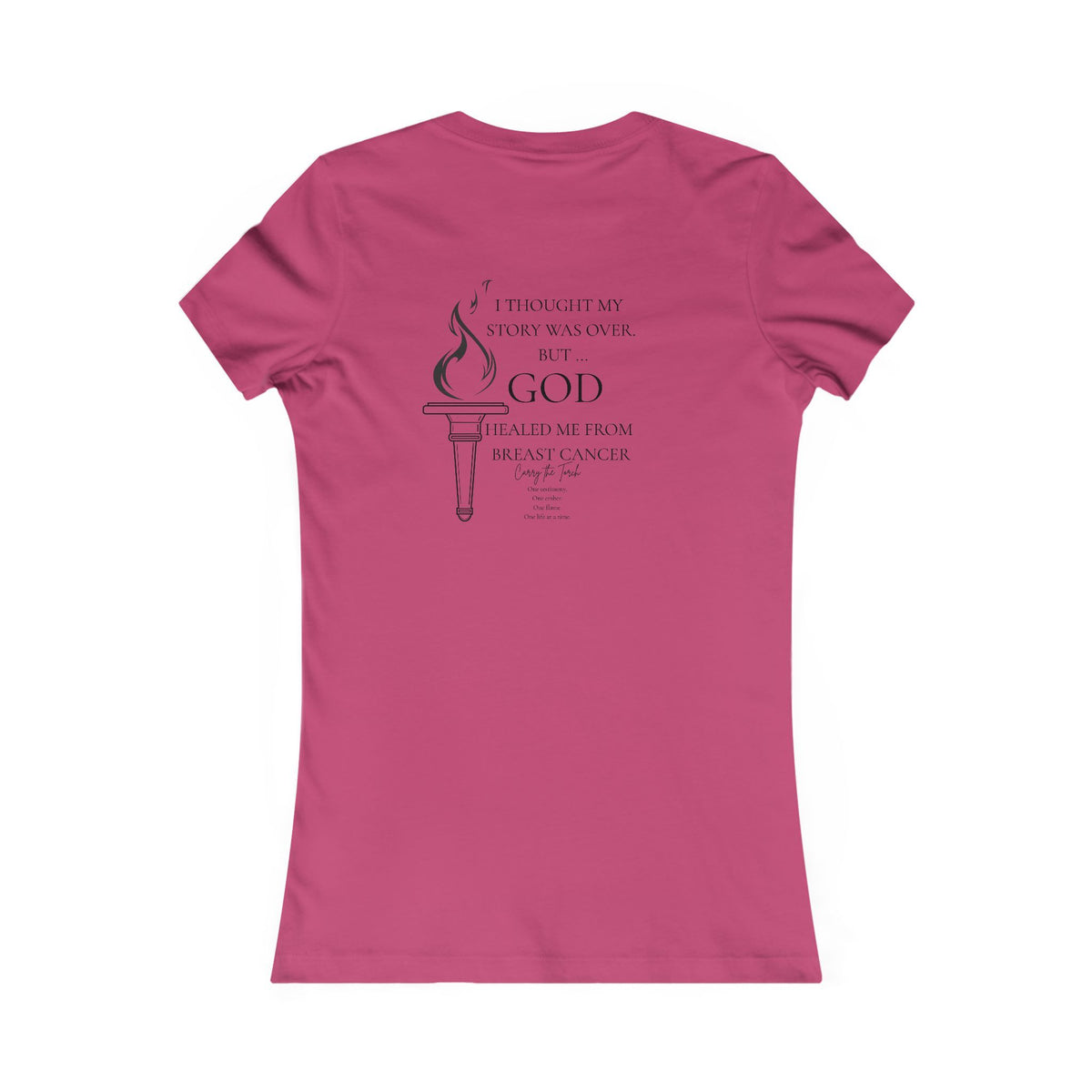 Testimony Tee | Slim Fit Cancer Survivor