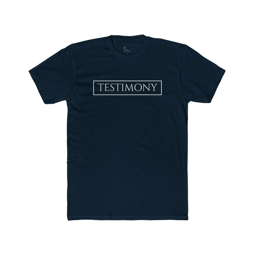 Testimony Tee | Classic Crew White