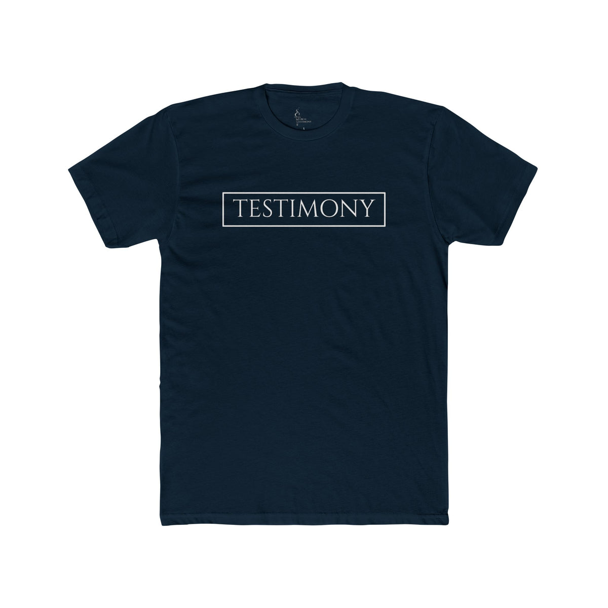 Testimony Tee | Classic Crew White