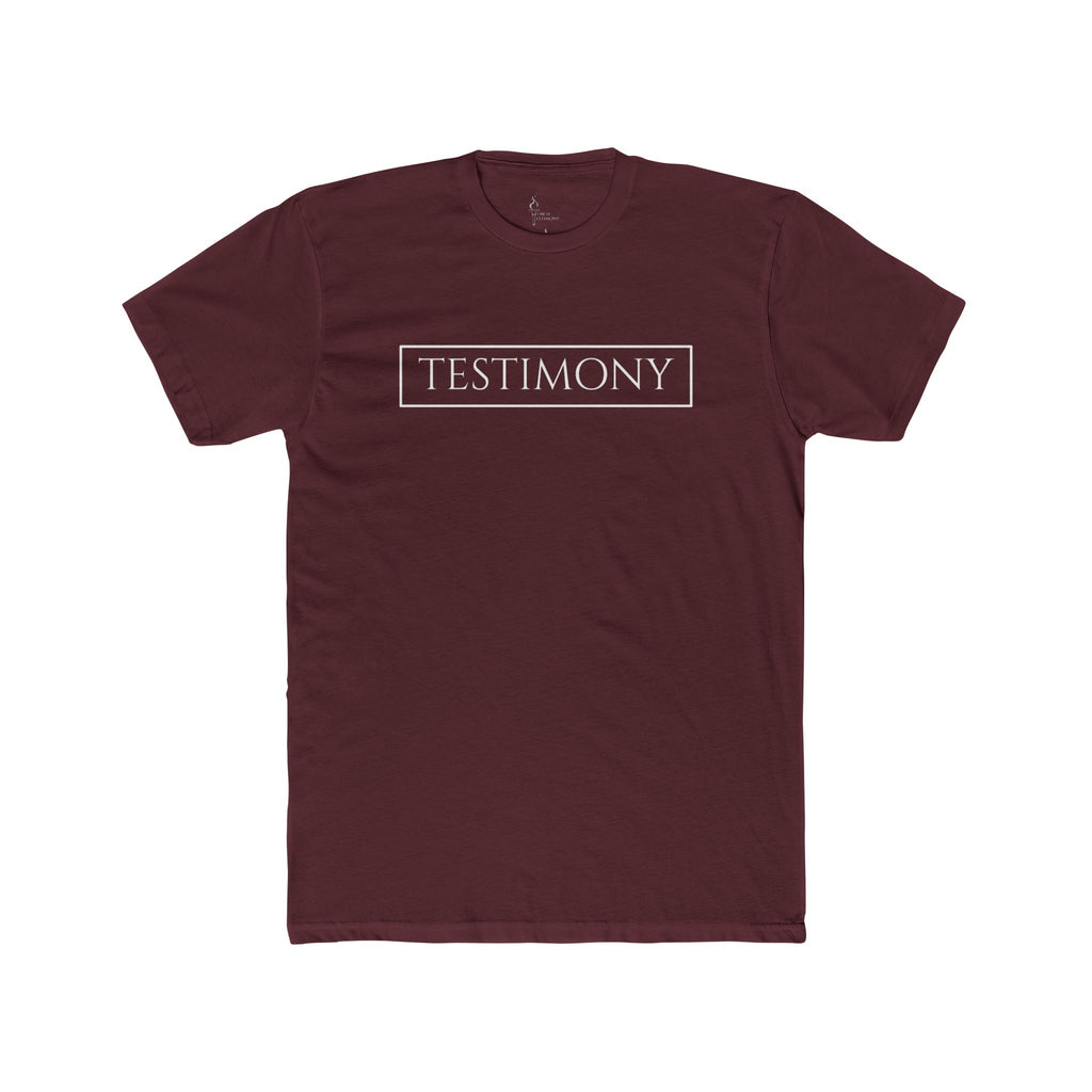 Testimony Tee | Classic Crew White