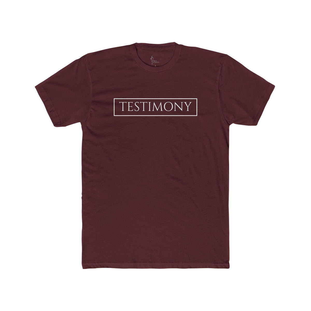 Testimony Tee | Classic Crew White