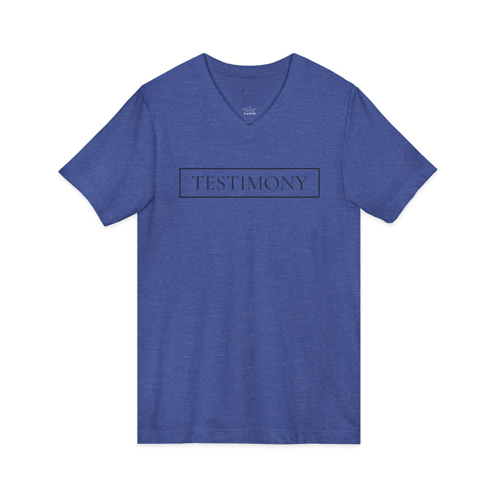 Testimony Tee | V-Neck — "God Speaks"