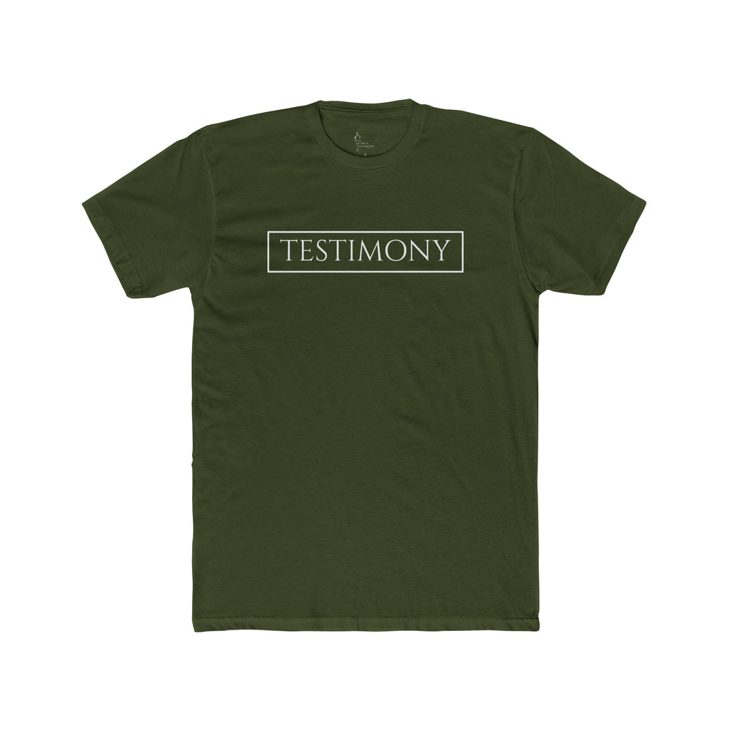 Testimony Tee | Classic Crew White