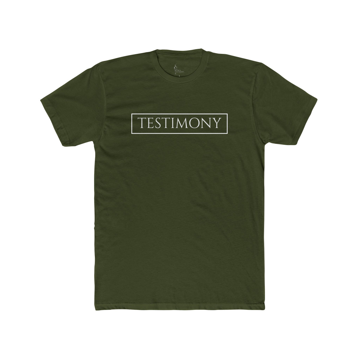 Testimony Tee | Classic Crew White
