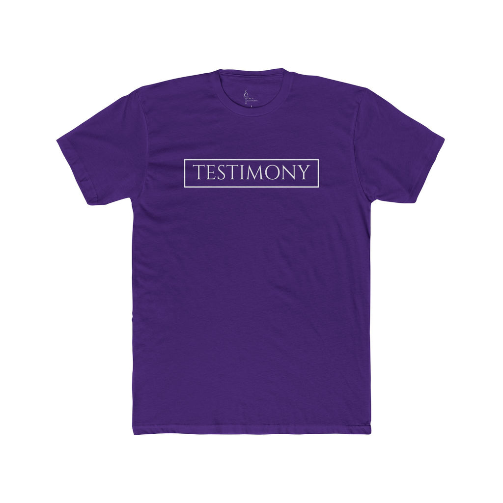 Testimony Tee | Classic Crew White