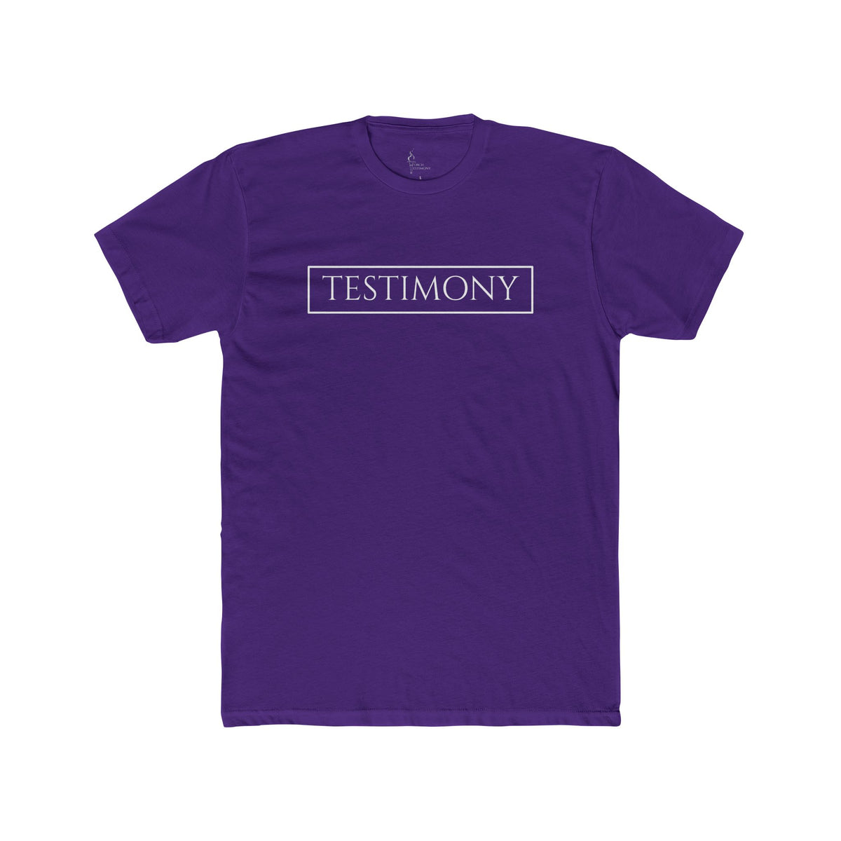 Testimony Tee | Classic Crew White