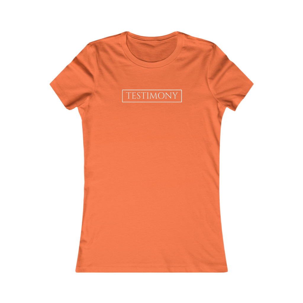 Tetimony Tee | Slim Fit Women's Tee