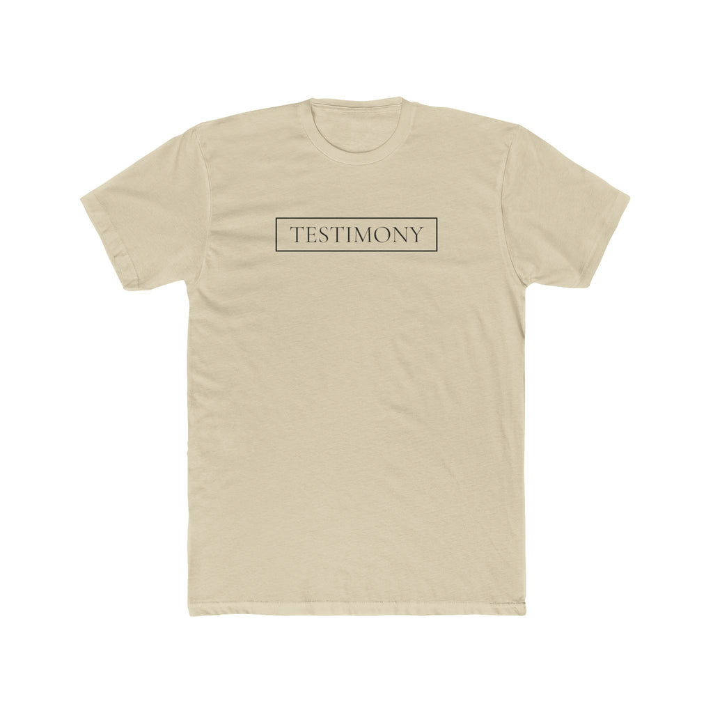 Testimony Tee | Unisex Cotton Crew