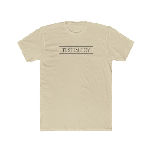 Testimony Tee | Unisex Cotton Crew