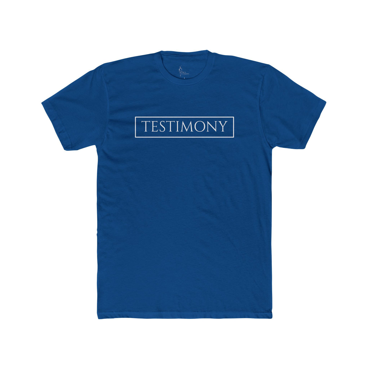 Testimony Tee | Classic Crew White