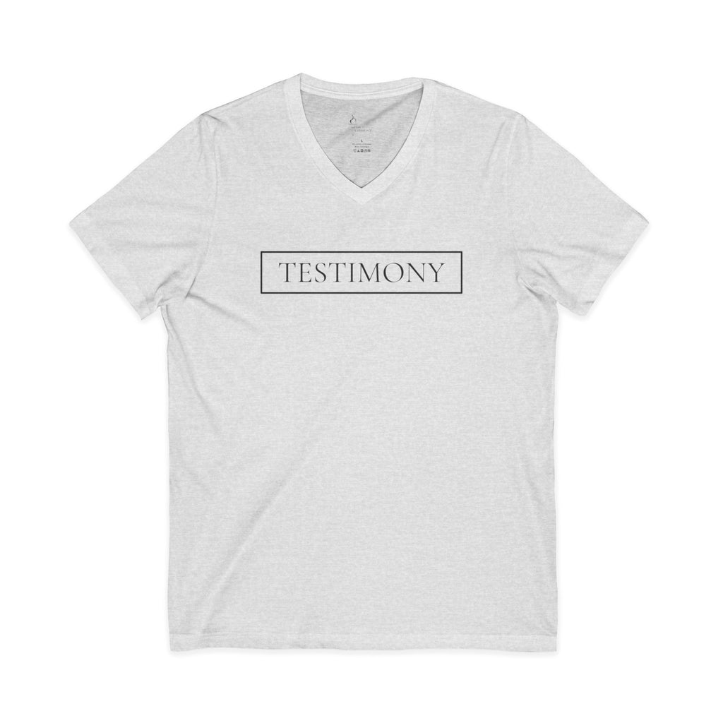 Testimony Tee | V-Neck — "God Speaks"