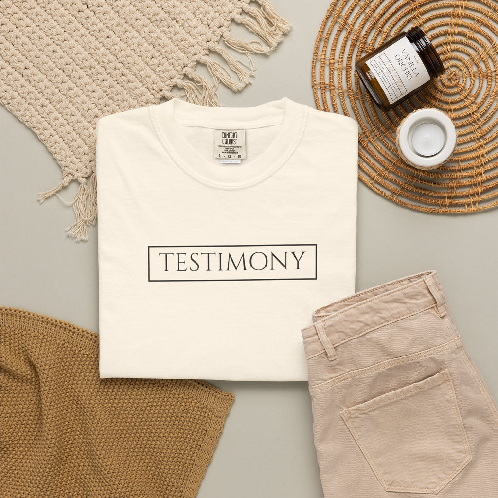 Testimony Tee: Classic Crew