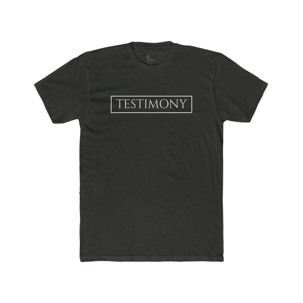 Testimony Tee | Classic Crew White