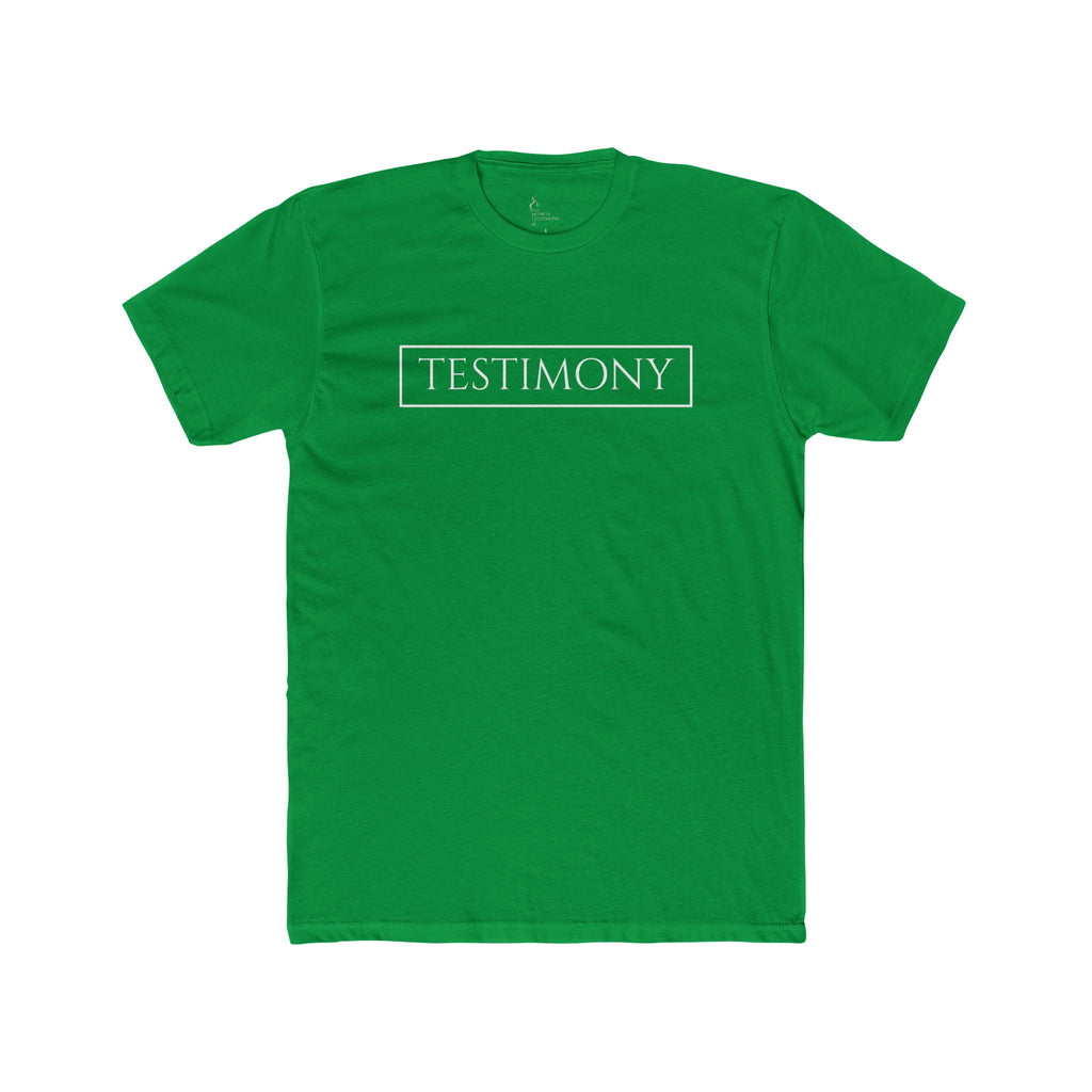 Testimony Tee | Classic Crew White
