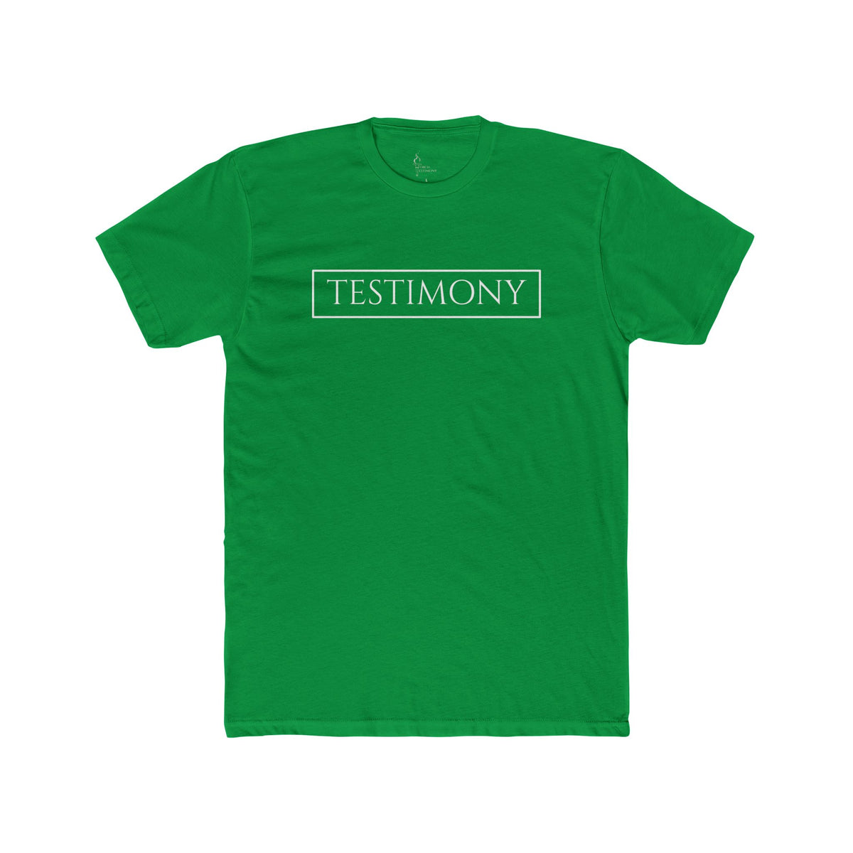 Testimony Tee | Classic Crew White