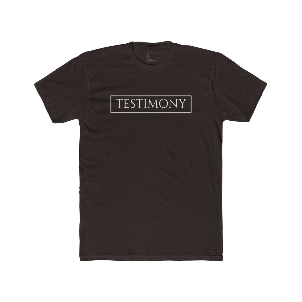 Testimony Tee | Classic Crew White