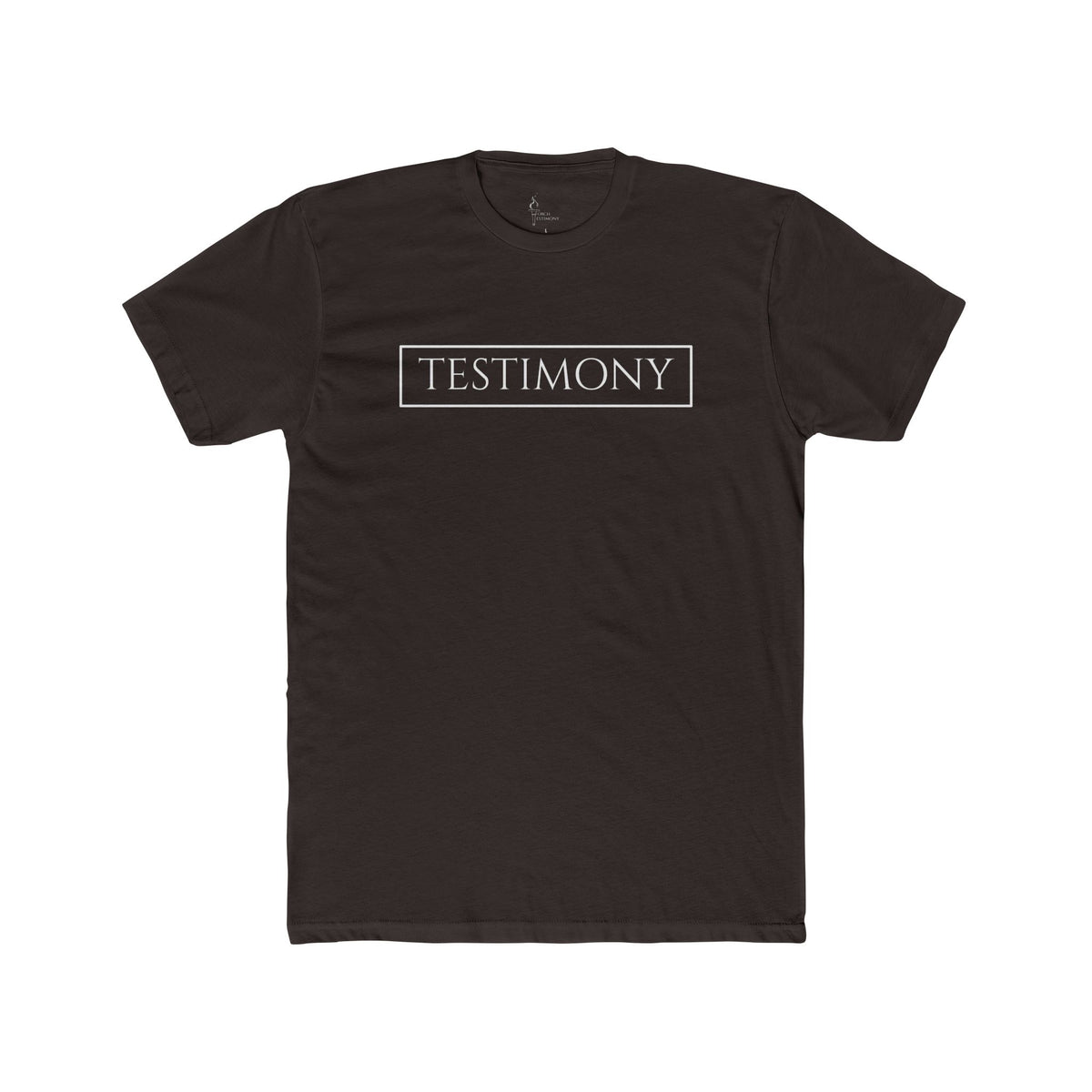 Testimony Tee | Classic Crew White