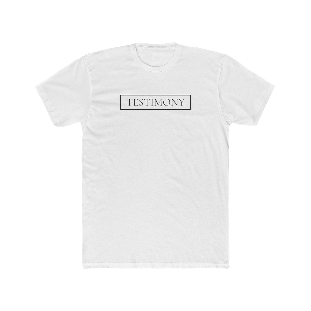 Testimony Tee | Unisex Cotton Crew