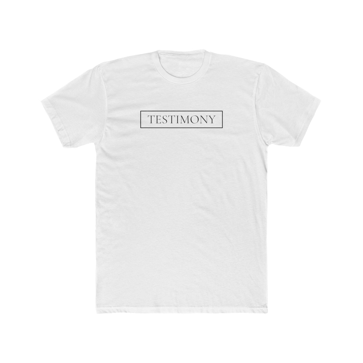 Testimony Tee | Unisex Cotton Crew