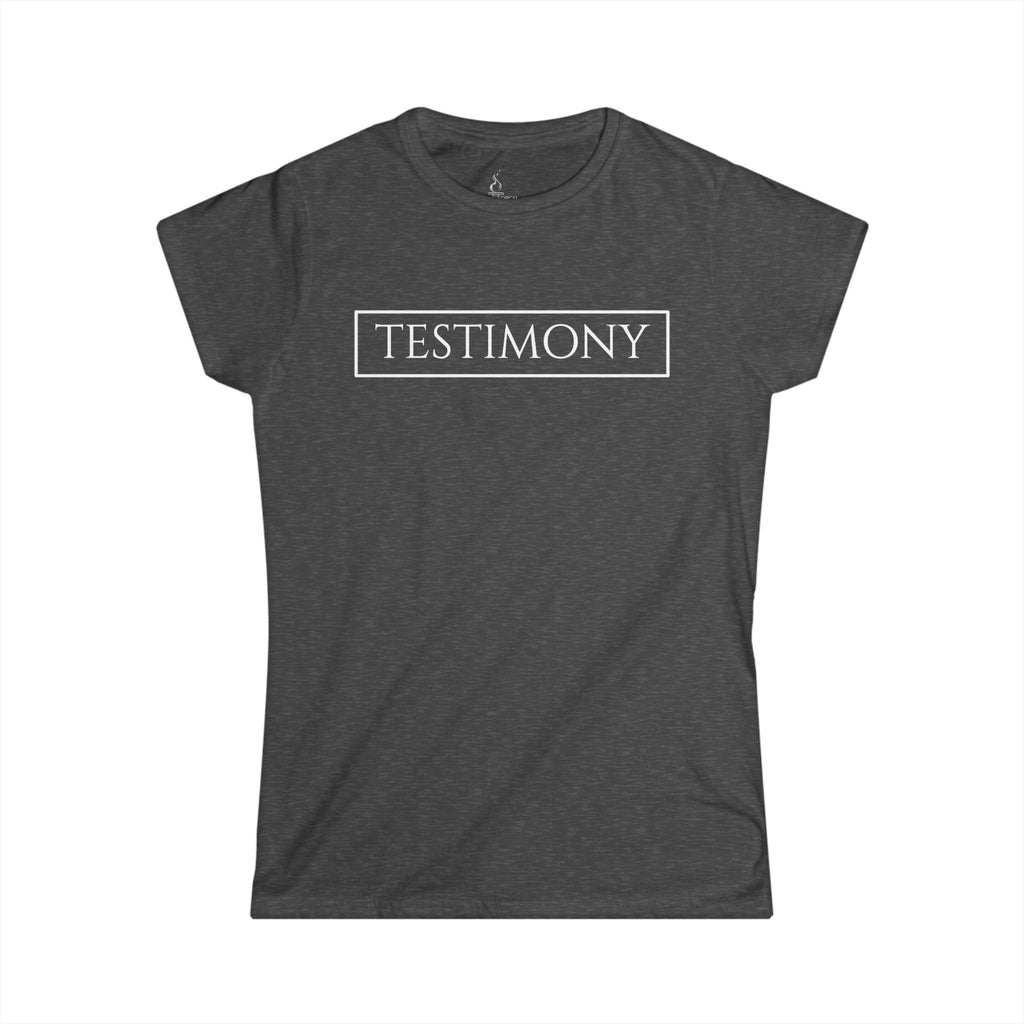 Testimony Tee | Women's Semi-Fitted Crew Neck